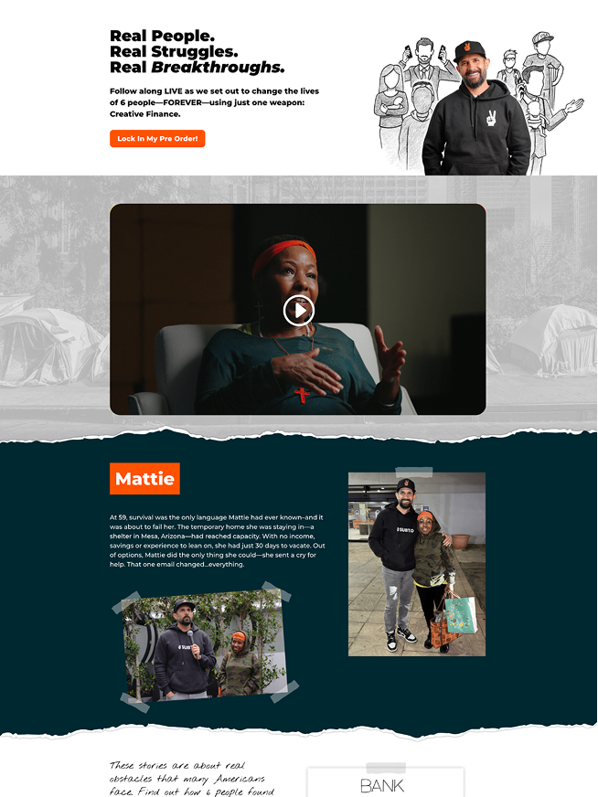 Ebook Pre-Order Experience project card